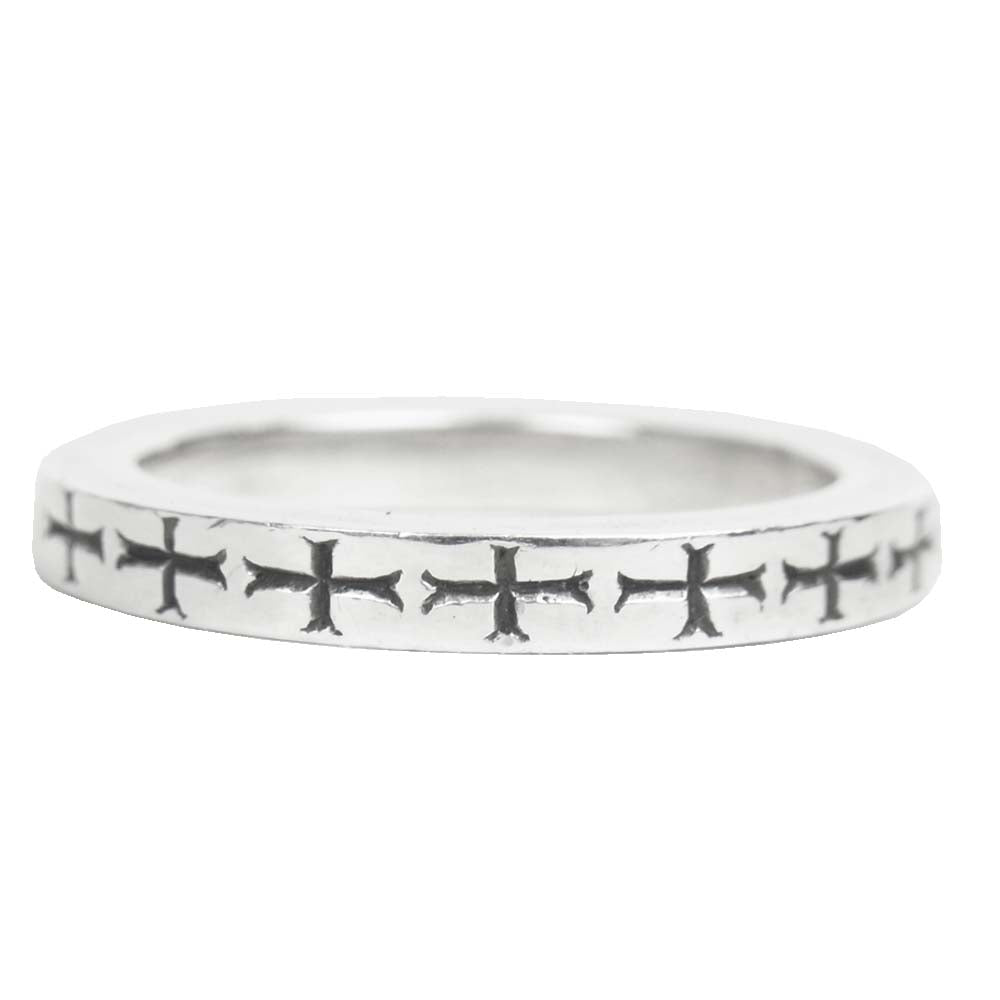 CHROME HEARTS クロムハーツ（原本無） FUCKYOU SPACER RING 3mm スペーサー ファックユー リング シルバー系 24号【中古】