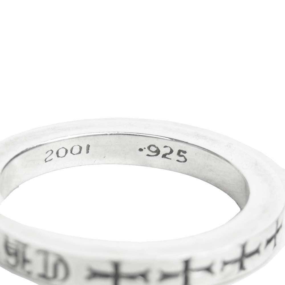 CHROME HEARTS クロムハーツ（原本無） FUCKYOU SPACER RING 3mm スペーサー ファックユー リング シルバー系 24号【中古】