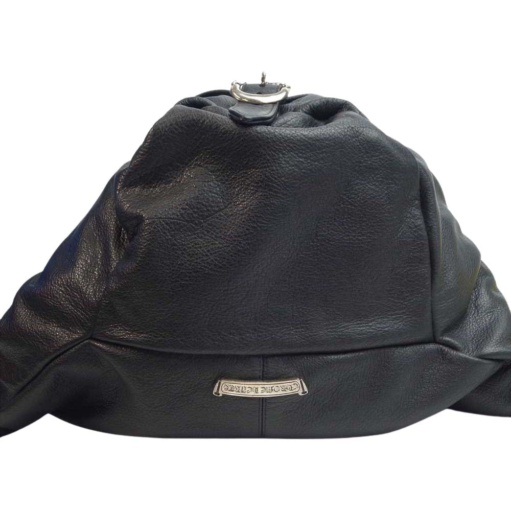 CHROME HEARTS クロムハーツ（原本無） SNAT PACK XL スナットパック エクストララージ レザー ウエスト バッグ ブラック系【中古】