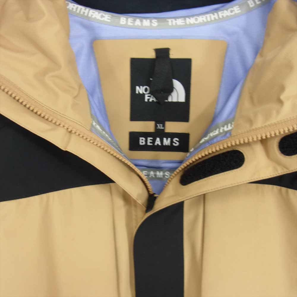 THE NORTH FACE ノースフェイス NP61700B × BEAMS Expedition Light Parka エクスペディション ライト パーカー ベージュ系 XL【美品】【中古】
