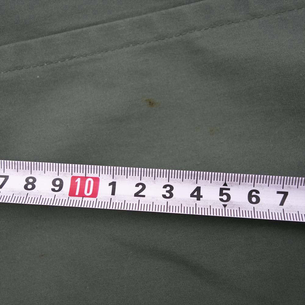 米軍 トレンチ レイン コート カーキ系 34S【中古】