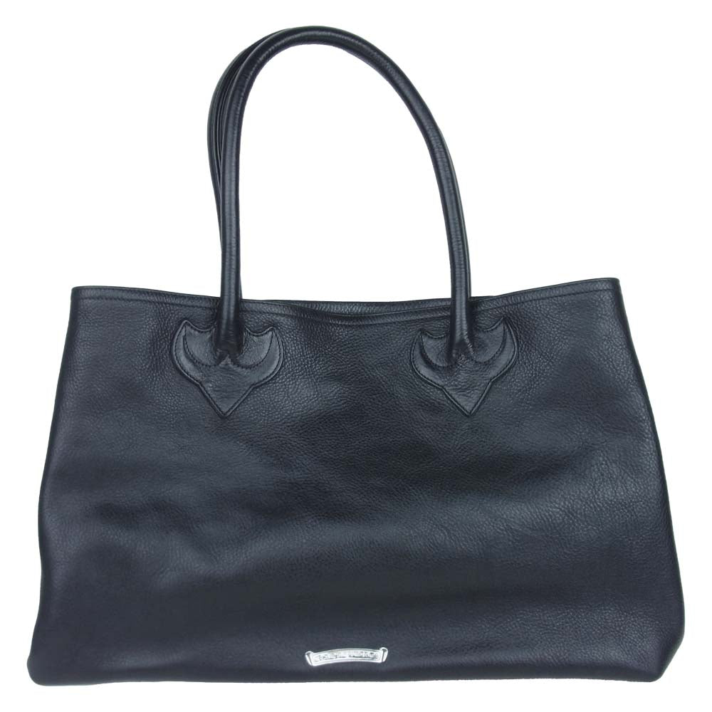 CHROME HEARTS クロムハーツ（原本無） TOTE W/SNP 3CEME 3セメタリー トート バッグ ブラック系【中古】