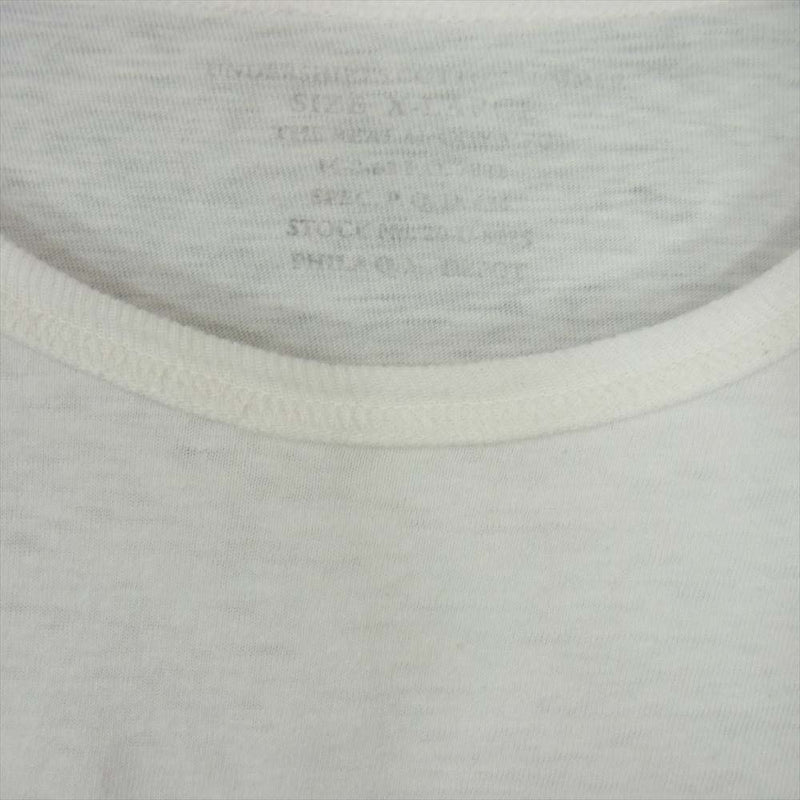 The REAL McCOY'S ザリアルマッコイズ SOLID T-SHIRTS ホワイト系 XL【中古】