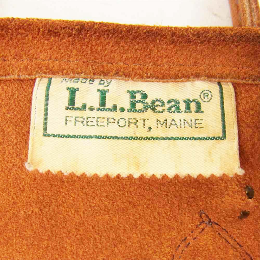 L.L.Bean エルエルビーン ヴィンテージ 80s SUEDE TOTE BAG スエード トート ブラウン系【中古】
