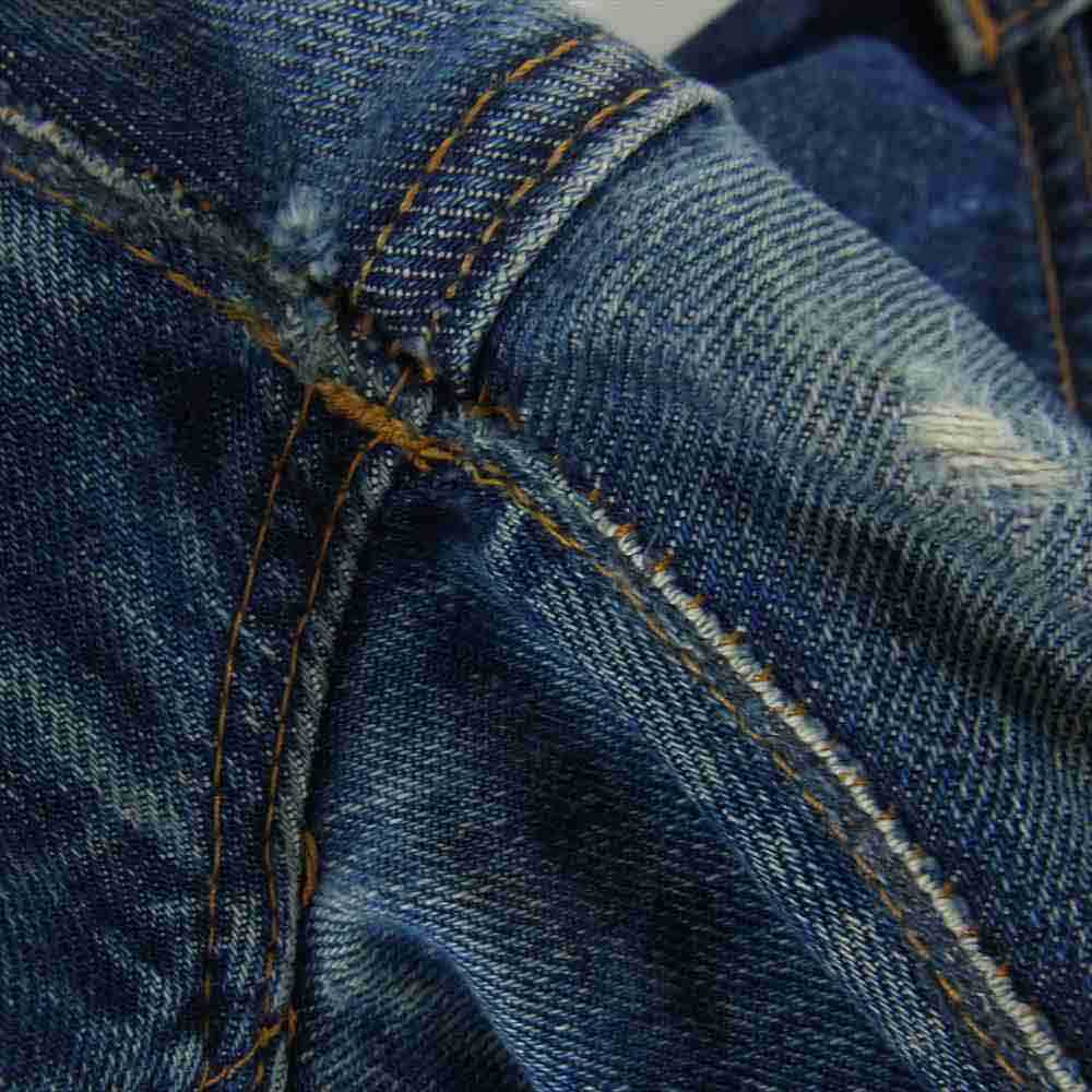 Levi's リーバイス ヴィンテージ オリジナル 501BIG E ボタン裏刻印4 デニム ブルー系【中古】