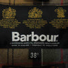 Barbour バブアー BEDALE JACKET 裏地チェック オイルド ビデイル ジャケット ネイビー系 38【中古】