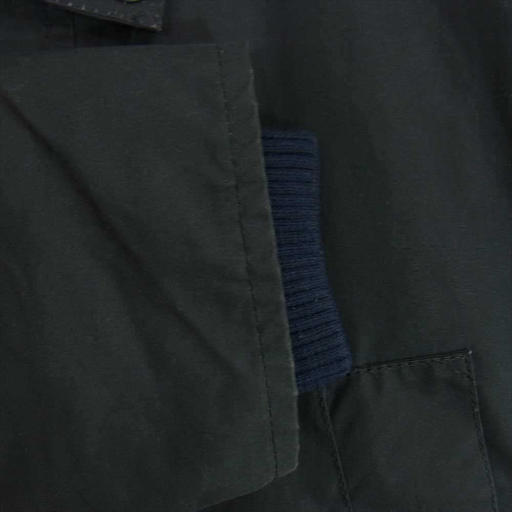 Barbour バブアー BEDALE JACKET 裏地チェック オイルド ビデイル ジャケット ネイビー系 38【中古】