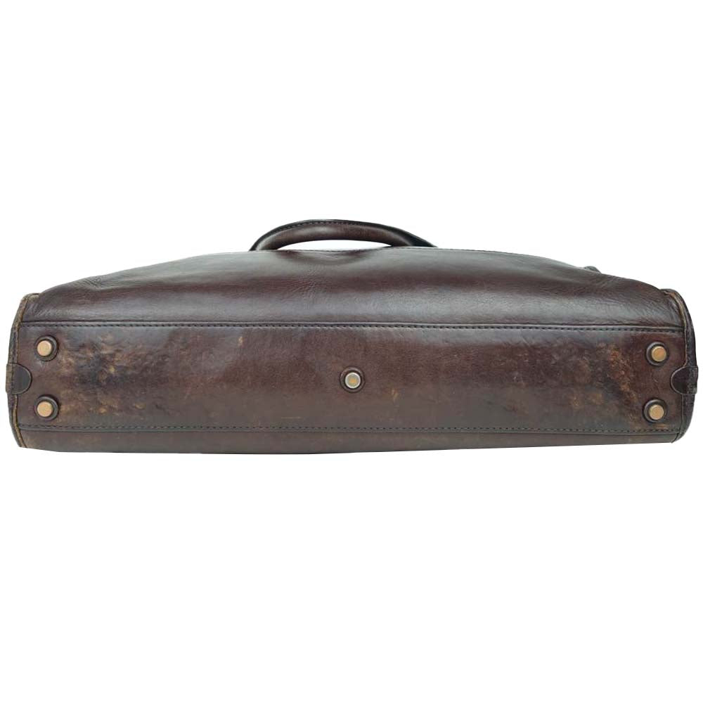 GANZO ガンゾ 7QS-H レザー ブリーフケース 2WAY ショルダー ビジネス