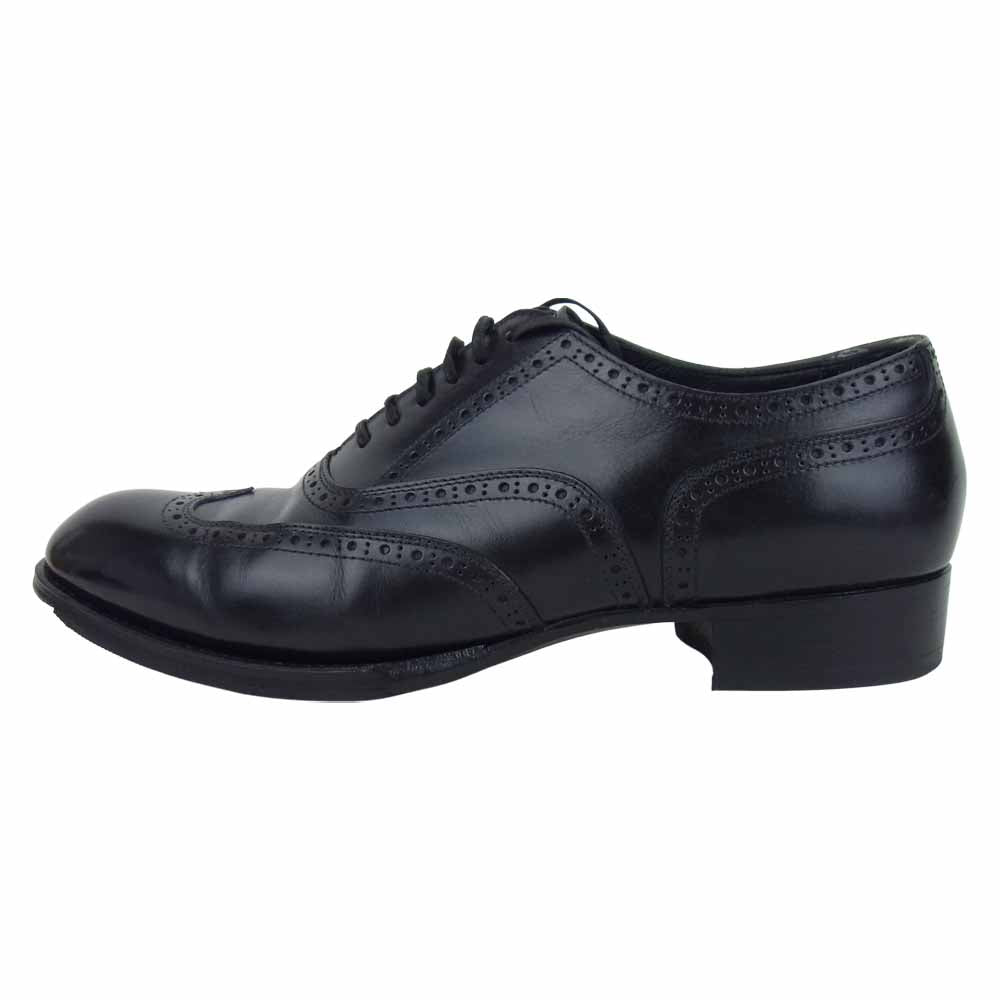 シェットランドフォックス 3014SF  KENSINGTON ケンジントン ウイングチップ シューズ ブラック系【中古】