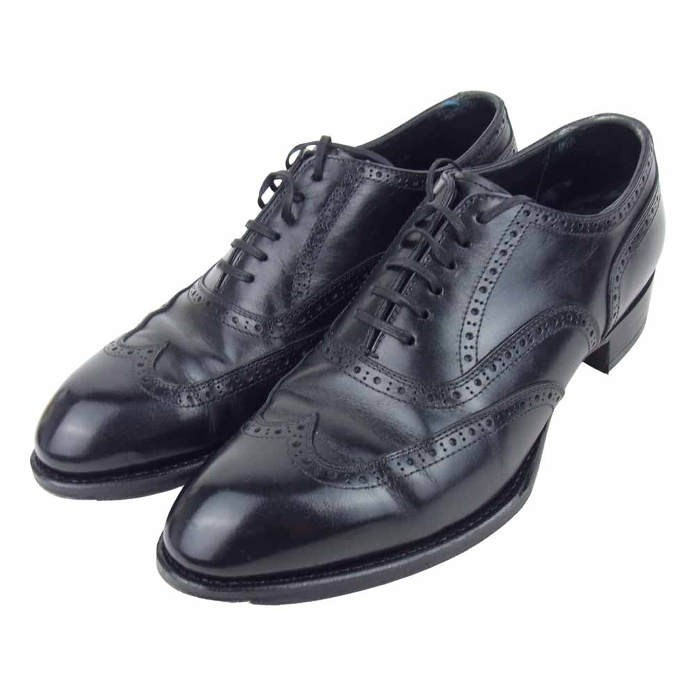 シェットランドフォックス 3014SF  KENSINGTON ケンジントン ウイングチップ シューズ ブラック系【中古】