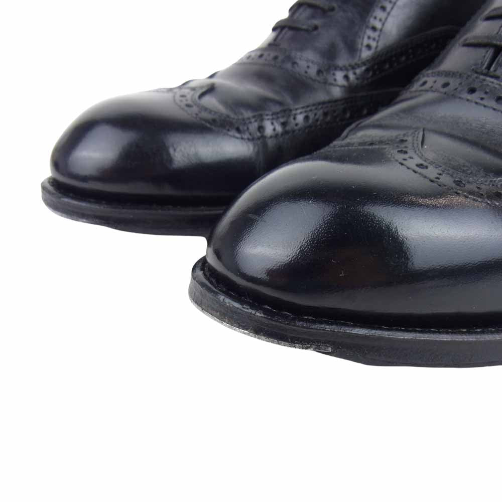 シェットランドフォックス 3014SF  KENSINGTON ケンジントン ウイングチップ シューズ ブラック系【中古】