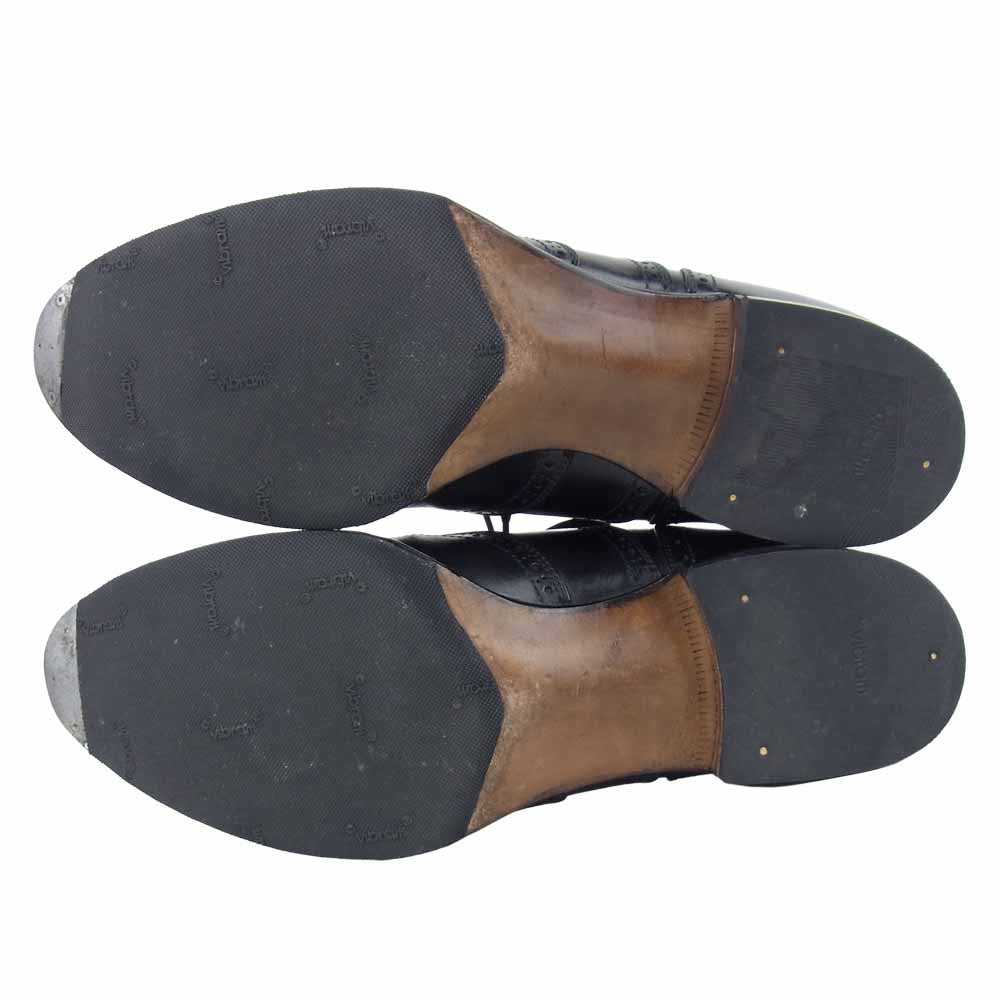 シェットランドフォックス 3014SF  KENSINGTON ケンジントン ウイングチップ シューズ ブラック系【中古】