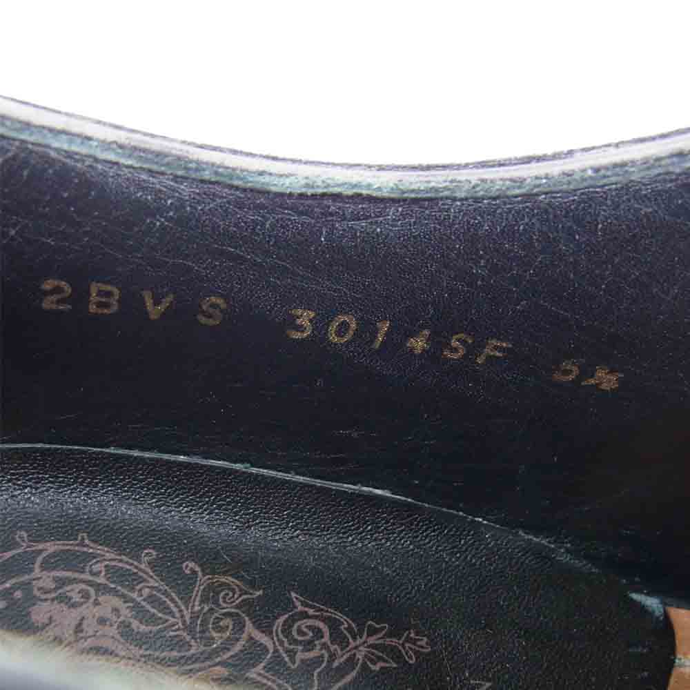 シェットランドフォックス 3014SF  KENSINGTON ケンジントン ウイングチップ シューズ ブラック系【中古】