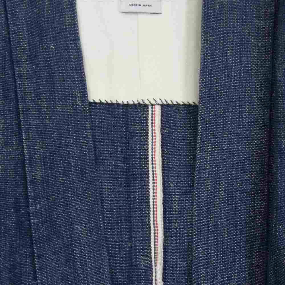 VISVIM ビズビム 112105013015 SANJURO KIMONO LUXSIC/LINEN INDIGO-2 F.I.L インディゴブルー系 2【中古】
