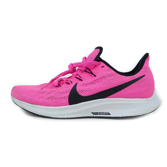 NIKE ナイキ AQ2203-601 AIR ZOOM PEGASUS エア ズーム ペガサス 36 ランニング シューズ ピンク系 ブラック系 24.5cm【中古】