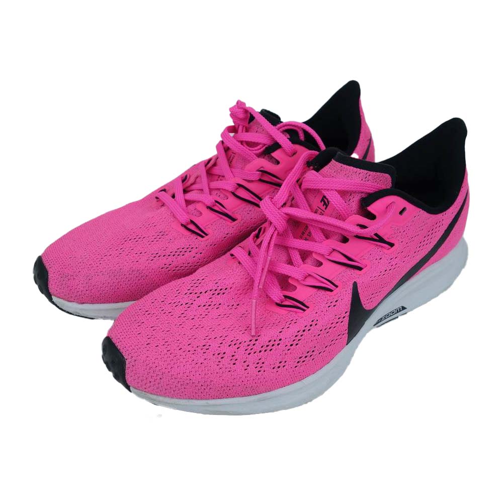 NIKE ナイキ AQ2203-601 AIR ZOOM PEGASUS エア ズーム ペガサス 36 ランニング シューズ ピンク系 ブラック系 24.5cm【中古】
