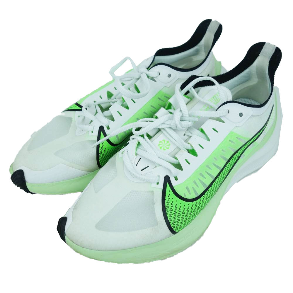 NIKE ナイキ BQ3203-100 ZOOM GRAVITY ズーム グラヴィティ ホワイト系 ライトグリーン系 24.5cm【中古】