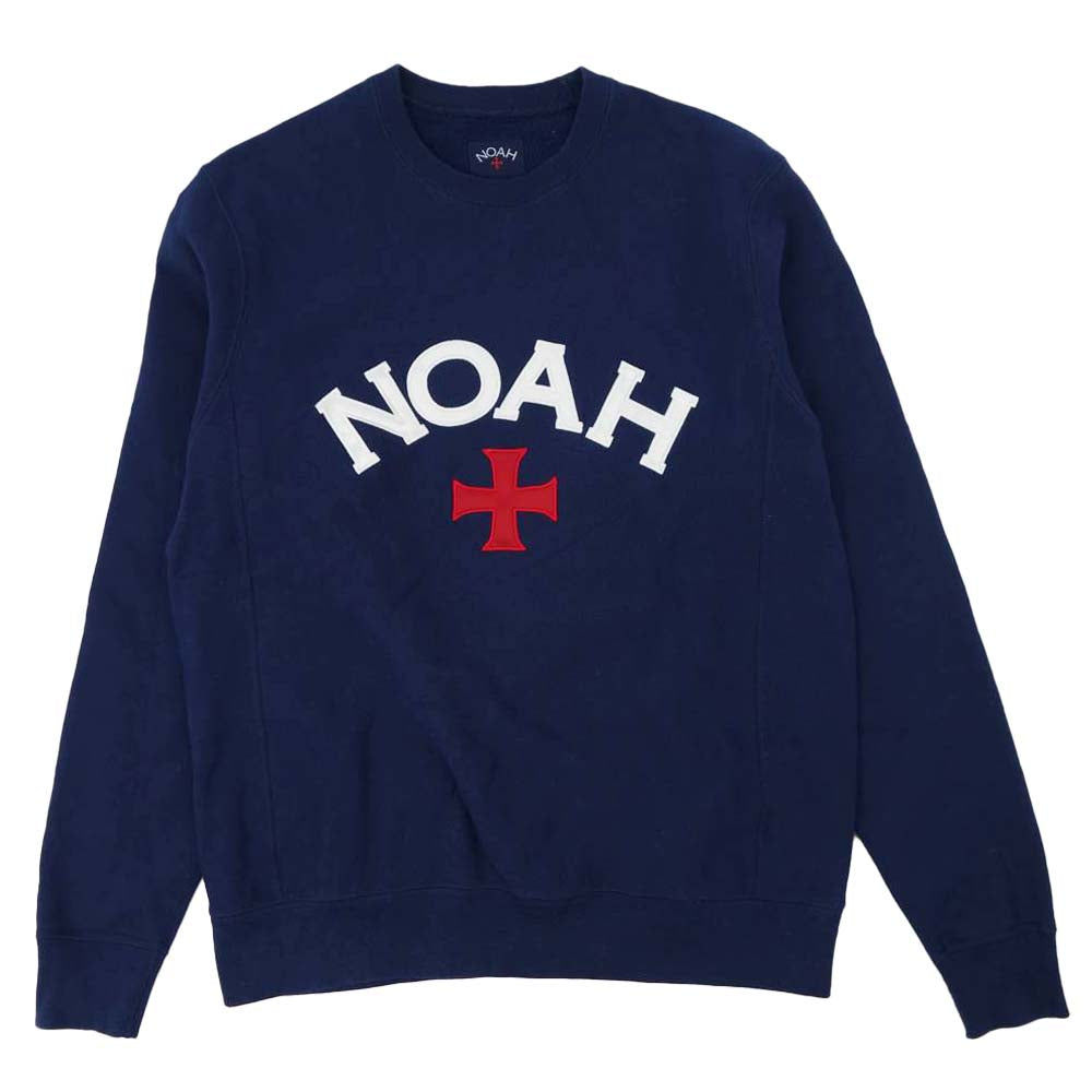 ノア CORE LOGO CREWNECK SWEAT SHIRT コア ロゴ クルーネック スウェット シャツ ネイビー系 S【中古】