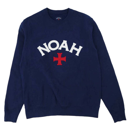 ノア CORE LOGO CREWNECK SWEAT SHIRT コア ロゴ クルーネック スウェット シャツ ネイビー系 S【中古】