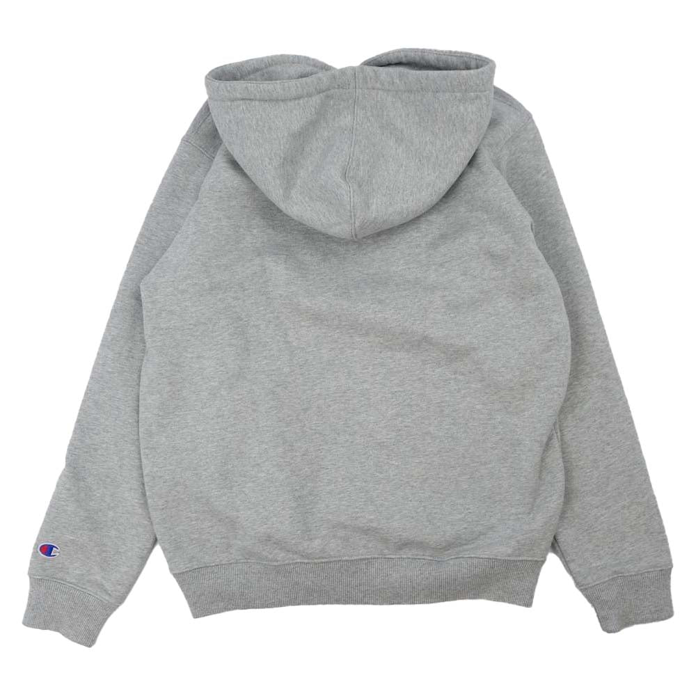 Supreme シュプリーム 17AW Stacked C Hooded Sweatshirt スウェット 裏起毛 プルオーバー パーカー  グレー系 S【中古】