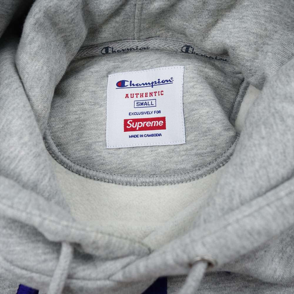 Supreme シュプリーム 17AW Stacked C Hooded Sweatshirt スウェット 裏起毛 プルオーバー パーカー  グレー系 S【中古】