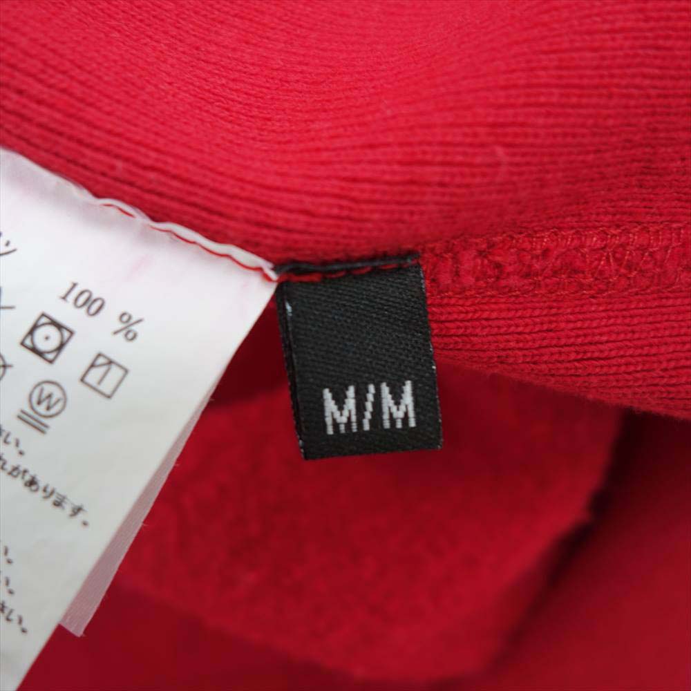 ガールズドントクライ AWAKE LOGO HOODIE アウェイク ロゴ フーディー パーカー レッド系 M【美品】【中古】