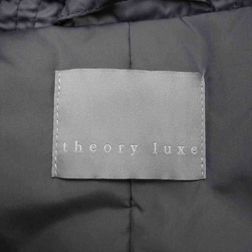 theory セオリー LUXE リュクス ダウン コート グレー系 38【中古】