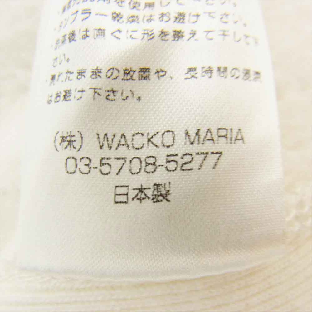 WACKO MARIA ワコマリア GUILTY PARTIES PARADISE プリント プルオーパー フーディー ホワイト系 L【中古】