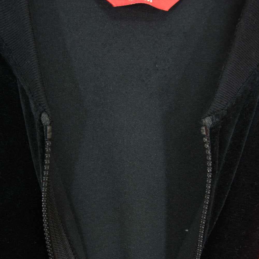 Supreme シュプリーム 18SS  Velour Zip Up Jacket ベロア ジップ ジャケット スクリプト ロゴ 刺繍 レッド系 グリーン系 ブラック系 M【中古】