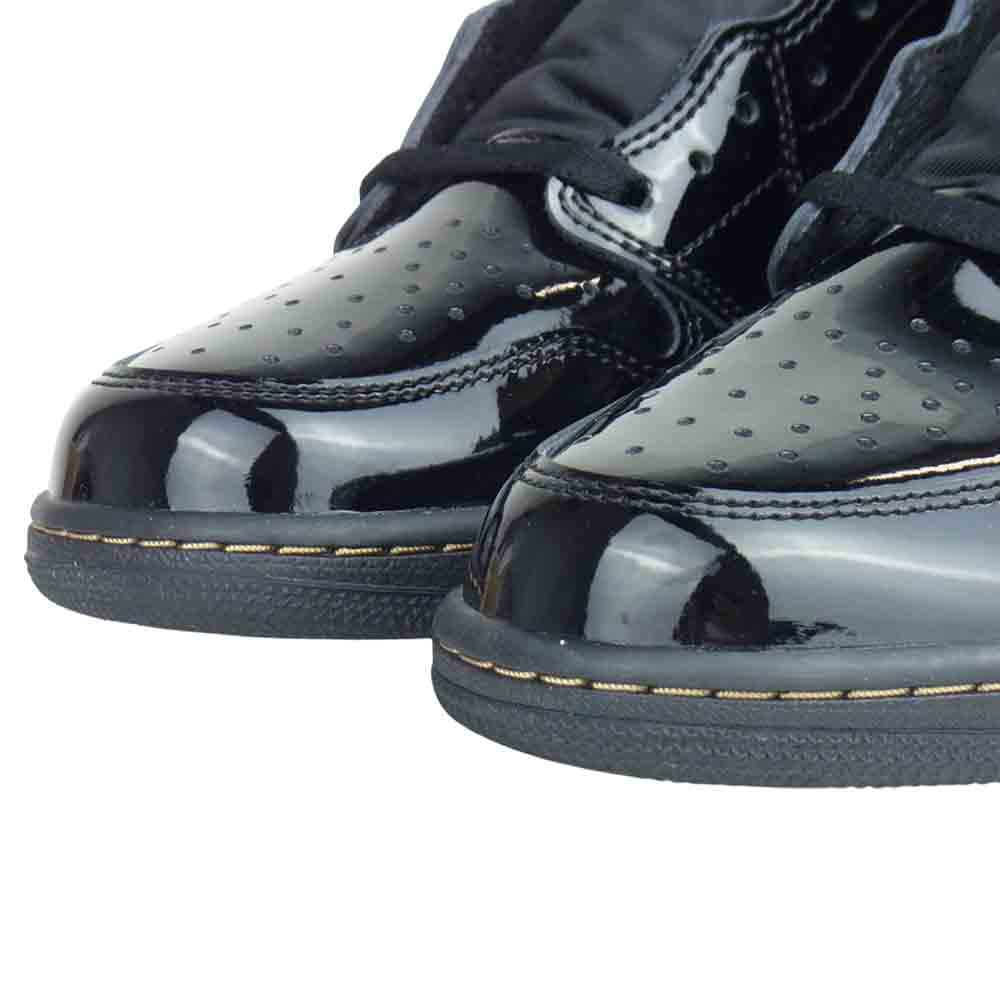 NIKE ナイキ 555088-032 Air Jordan 1 Retro High Black Metallic Gold  ブラック系 29cm【極上美品】【中古】