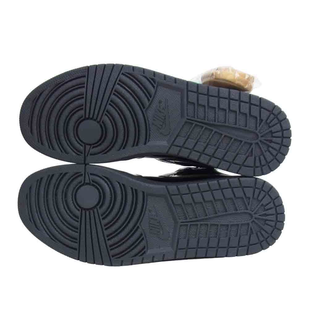 NIKE ナイキ 555088-032 Air Jordan 1 Retro High Black Metallic Gold  ブラック系 29cm【極上美品】【中古】