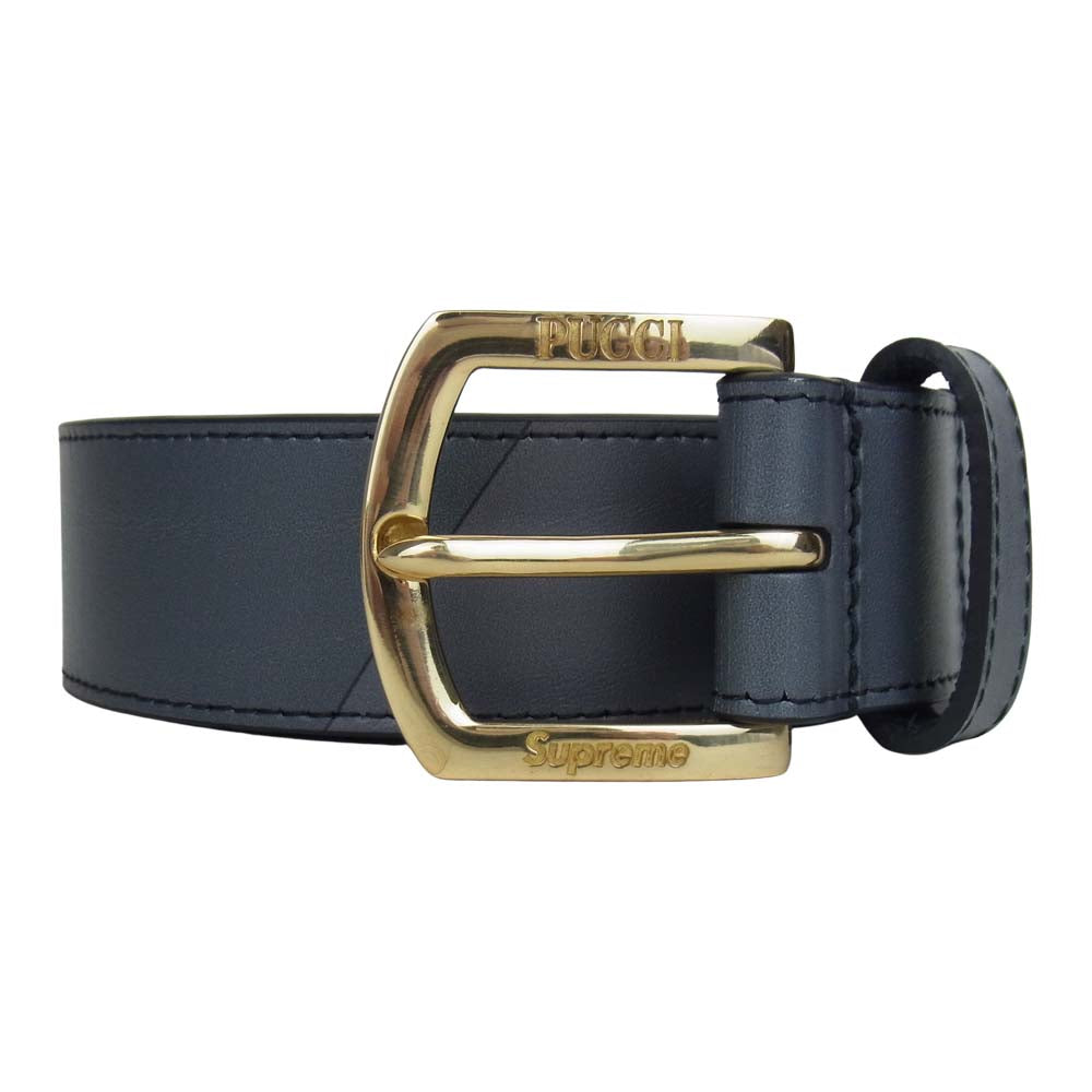 Supreme シュプリーム 21SS × EMILIO PUCCI Belt Black エミリオ プッチ ベルト ブラック系 グレー系【極上美品】【中古】