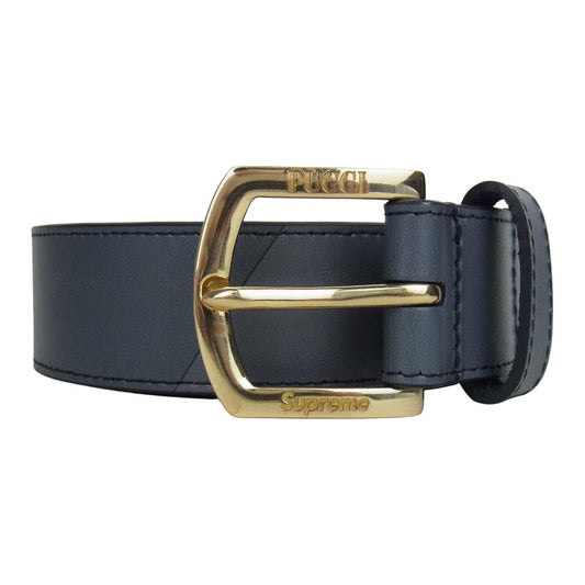 Supreme シュプリーム 21SS × EMILIO PUCCI Belt Black エミリオ プッチ ベルト ブラック系 グレー系【極上美品】【中古】