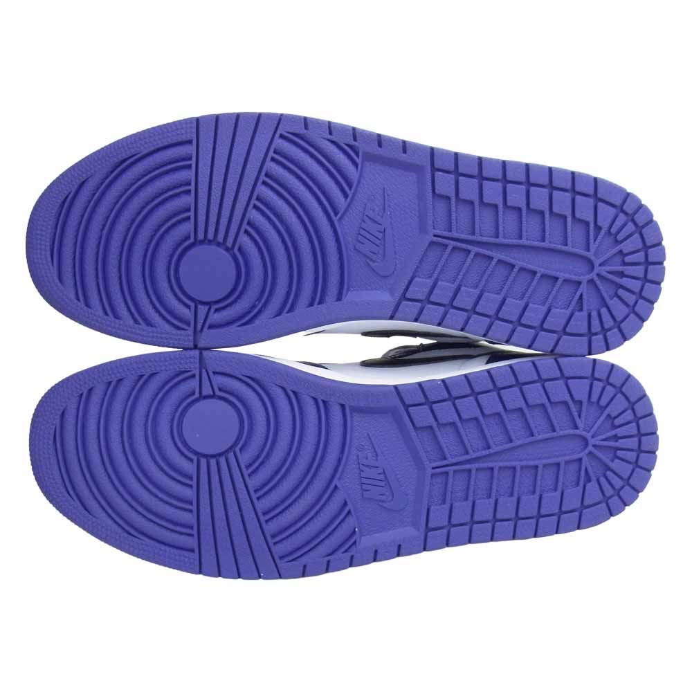 NIKE ナイキ 555088-500 Air Jordan 1 Retro High Court Purple エアジョーダン 1 レトロ コート パープル ホワイト系 パープル系 29.5cm【極上美品】【中古】
