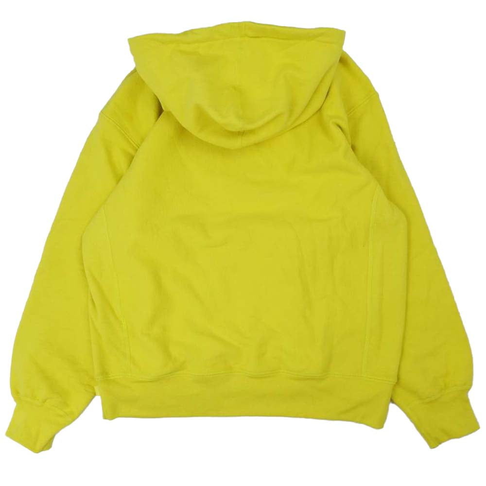 Supreme シュプリーム 20AW Cross Box Logo Hooded Sweatshirt Lemon クロス ボックス ロゴ フーディー スウェット イエロー系 M【中古】