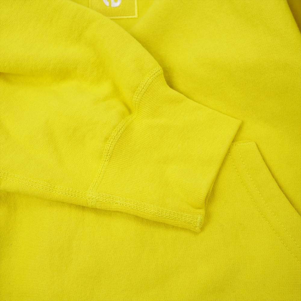 Supreme シュプリーム 20AW Cross Box Logo Hooded Sweatshirt Lemon クロス ボックス ロゴ フーディー スウェット イエロー系 M【中古】