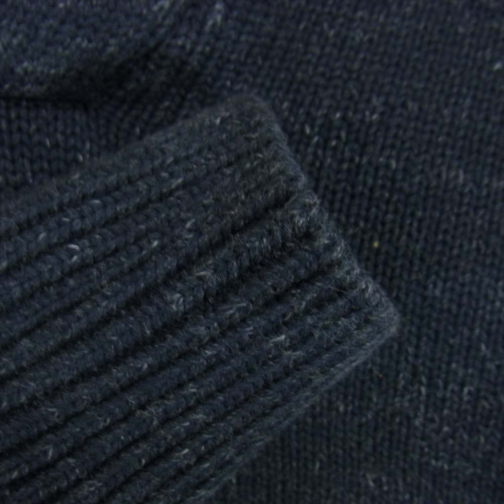 RRL ダブルアールエル 国内正規品 USA製 ショールカラー コットン セーター ダークネイビー系 XS【美品】【中古】