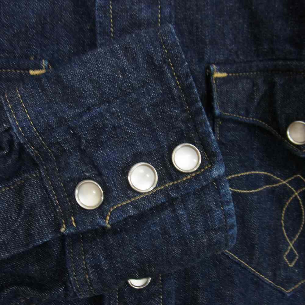 RRL ダブルアールエル 国内正規品 インディゴ デニム ウエスタン インディゴブルー系 XS【美品】【中古】