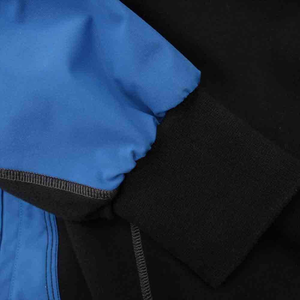 フェンチェンワン FF10HOO402 Black and Blue French Terry Hoodie ロゴ刺? 切替 プルオーバー パーカー ブラック系 XS【中古】
