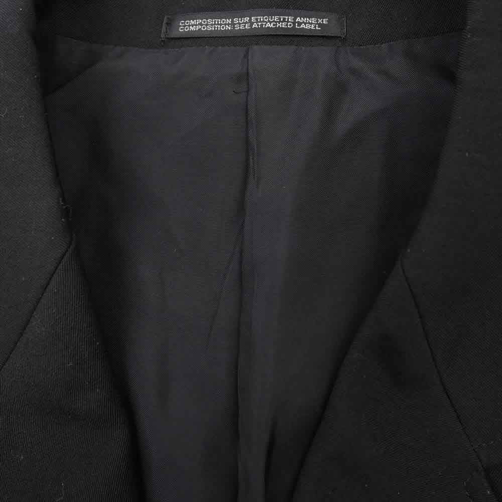 Yohji Yamamoto ヨウジヤマモト POUR HOMME プールオム 20SS HN-J37-100 ウールギャバジン ビッグフラップ テーラードジャケット ブラック系 2【中古】