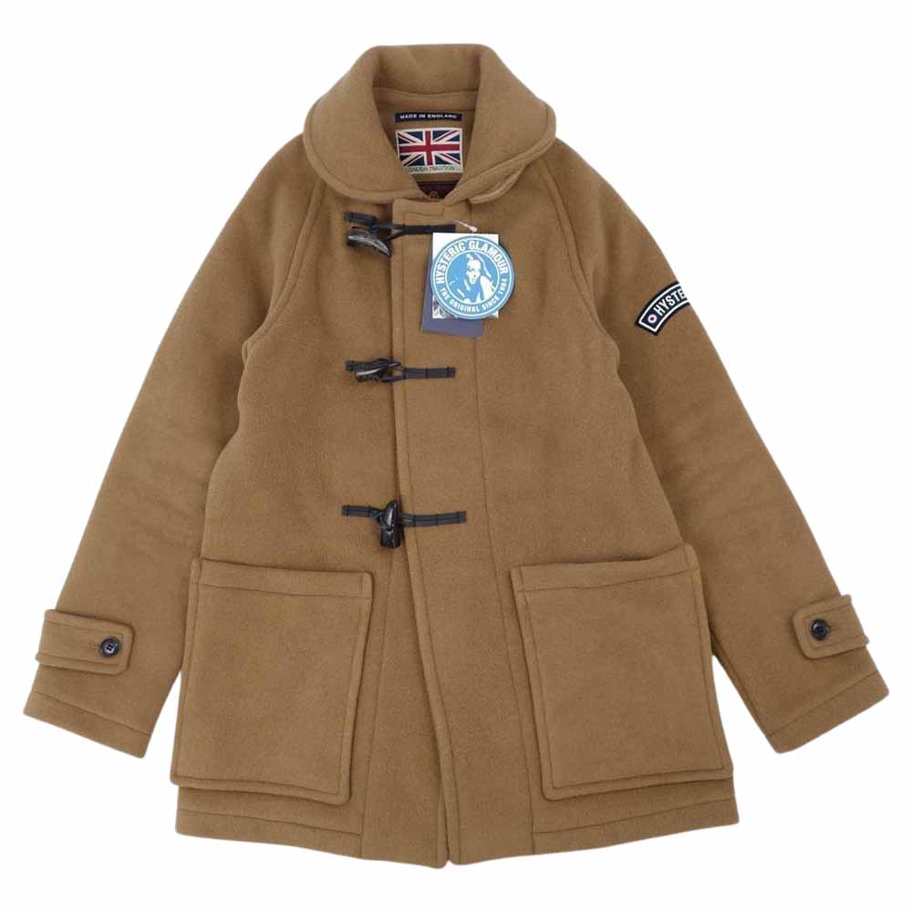 HYSTERIC GLAMOUR ヒステリックグラマー 02203AC02 LONDON TRADITION ロンドントラディション 英国製  デッキコート ダッフルコート ブラウン系 M【美品】【中古】