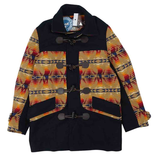HYSTERIC GLAMOUR ヒステリックグラマー 02203AC08 PENDLETON ペンドルトン ステンカラーダッフルコート マルチカラー系 M【美品】【中古】