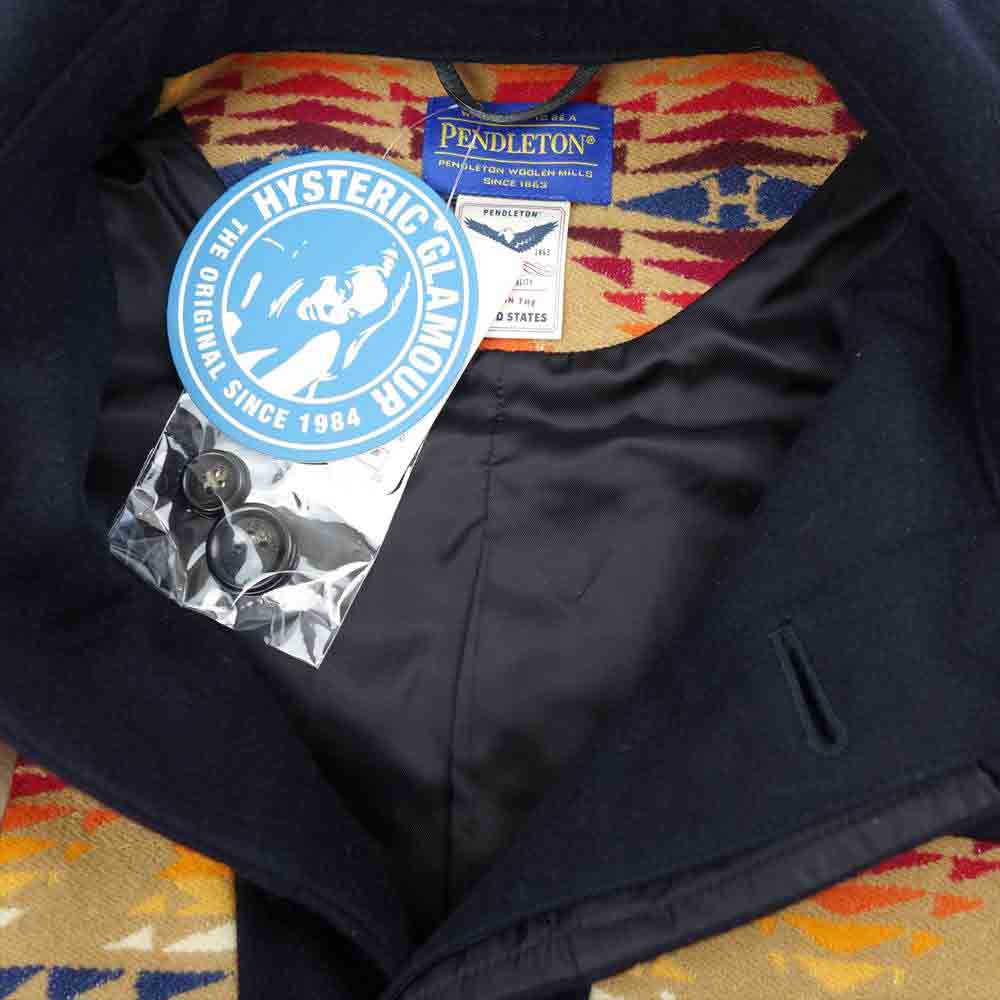 HYSTERIC GLAMOUR ヒステリックグラマー 02203AC08 PENDLETON ペンドルトン ステンカラーダッフルコート マルチカラー系 M【美品】【中古】
