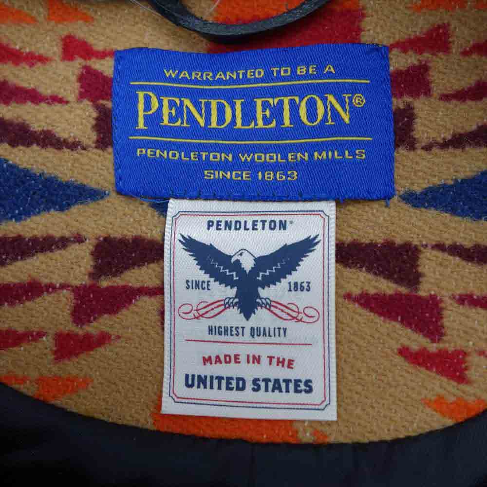 HYSTERIC GLAMOUR ヒステリックグラマー 02203AC08 PENDLETON ペンドルトン ステンカラーダッフルコート マルチカラー系 M【美品】【中古】
