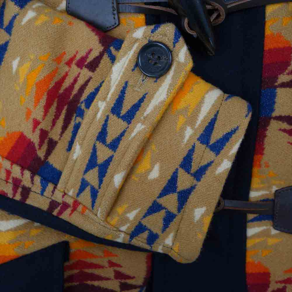 HYSTERIC GLAMOUR ヒステリックグラマー 02203AC08 PENDLETON ペンドルトン ステンカラーダッフルコート マルチカラー系 M【美品】【中古】