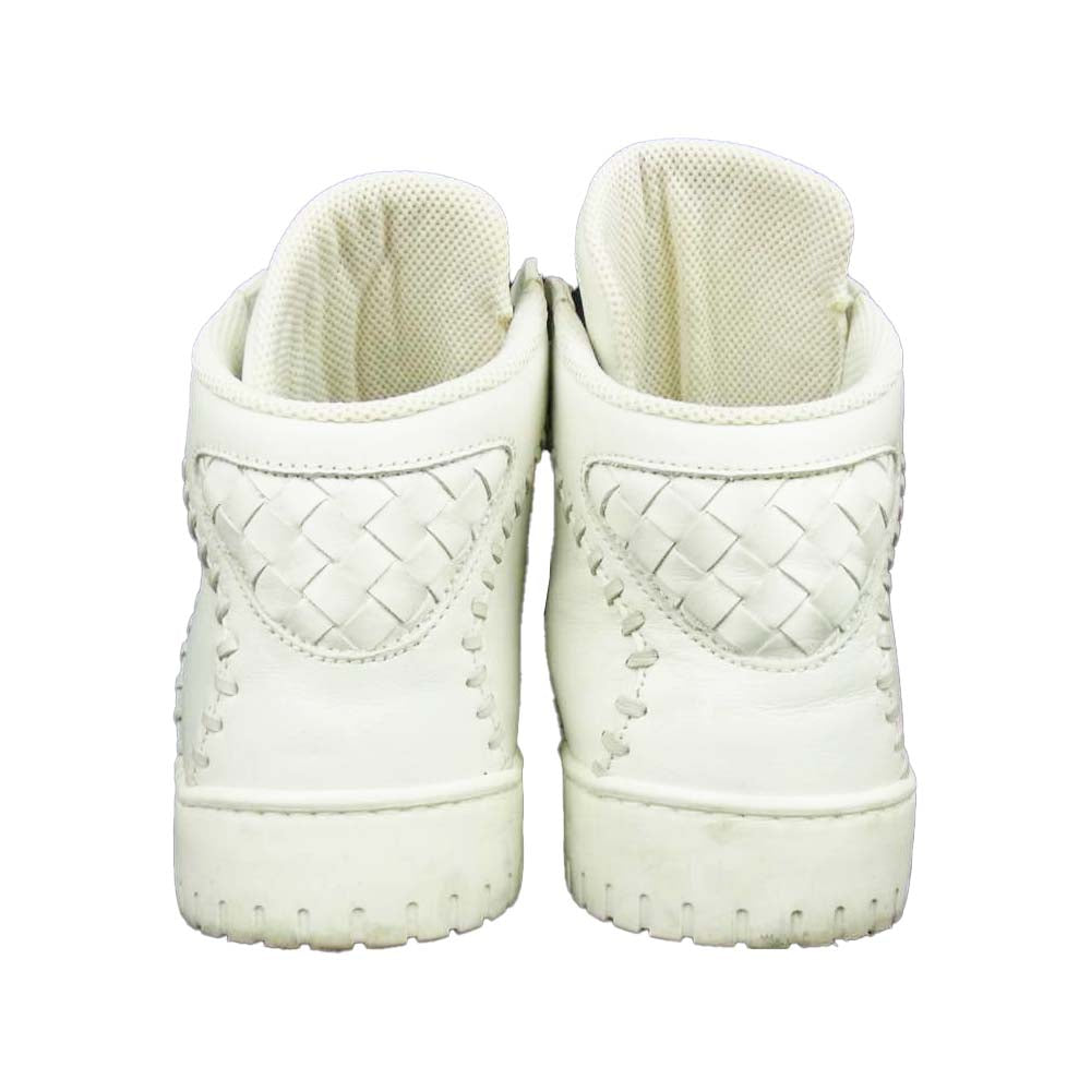 BOTTEGAVENETA ボッテガヴェネタ レザー ハイカット スニーカー ホワイト系【中古】