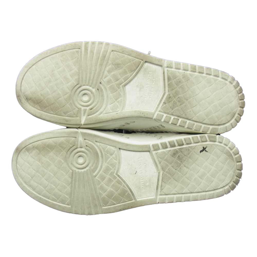 BOTTEGAVENETA ボッテガヴェネタ レザー ハイカット スニーカー ホワイト系【中古】