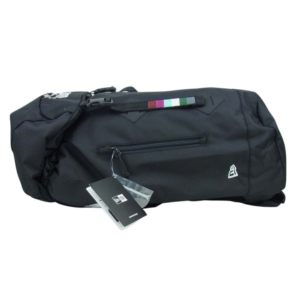 JAM HOME MADE ジャムホームメイド NEWERA ニューエラ Rucksack 35L 安全ピンチャーム付き リュックサック ブラック系【新古品】【未使用】【中古】