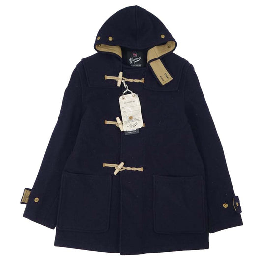 Gloverall グローバーオール MC357752 英国製 MD-52 Mid Monty Duffle Coat ミッドモンティ メルトン ダッフルコート ネイビー系 M【美品】【中古】