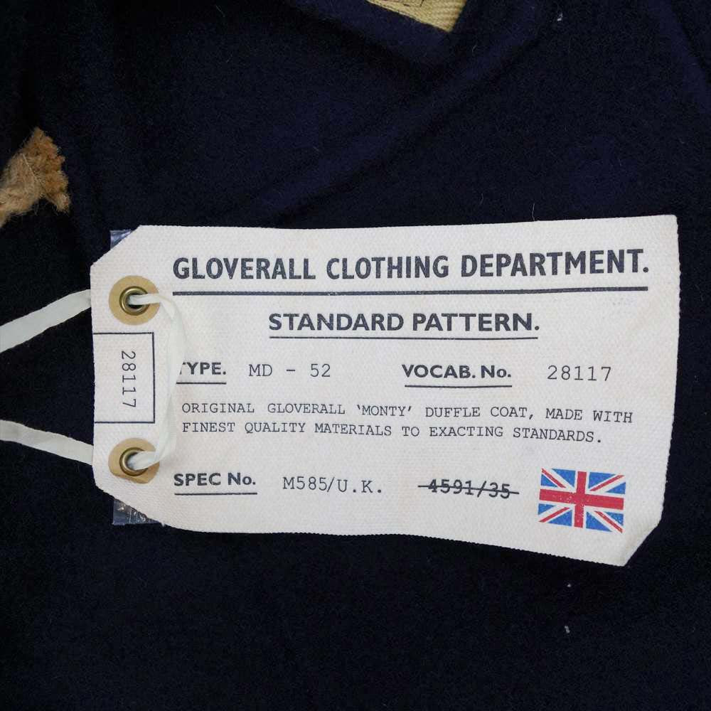 Gloverall グローバーオール MC357752 英国製 MD-52 Mid Monty Duffle Coat ミッドモンティ メルトン ダッフルコート ネイビー系 M【美品】【中古】